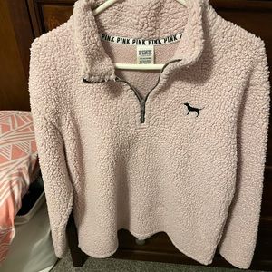 Pink half zip